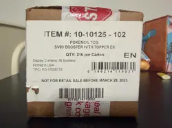 Pokemon TCG SV09 Journey Together Enhanced Booster Box Case SEALED - Image 1