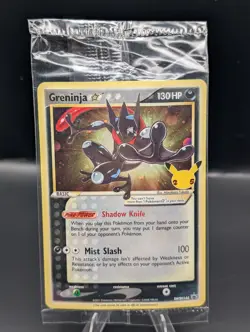 Pokemon Greninja Gold Star Holo Promo SWSH144 Celebrations Black Star - SEALED - Image 3