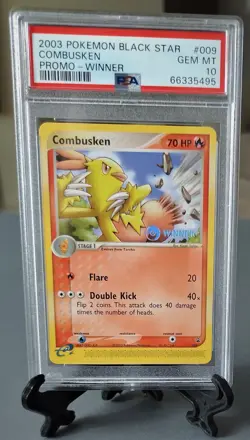Pokemon Black Star Combusken Winner Promo 009 PSA 10 GEM MT - Image 1