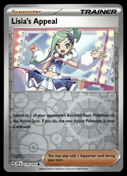 LISIA'S APPEAL 179/191 Uncommon Surging Sparks Pokemon Reverse Holo NM - Image 1