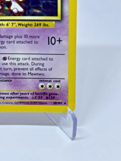 Mewtwo 010/102 Pokemon Base Set Holo Unlimited Edition Excellent Condition - Image 5