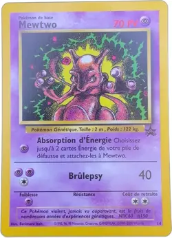 Carte Pokemon Mewtwo 14 Promo Black Star Wizards Of The Coast NM - Image 2