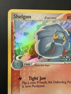Pokemon TCG Delta Species Shelgon 53/113 Stamped Reverse Holo Near Mint - Image 4