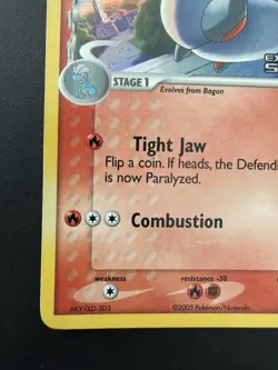 Pokemon TCG Delta Species Shelgon 53/113 Stamped Reverse Holo Near Mint - Image 5