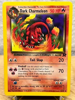 Team Rocket Dark Charmeleon 32/82 Uncommon Pokemon Unlimited NM/LP - Image 1