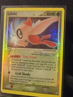 Pokemon Celebi Star EX Crystal Guardians 2006 100/100 Holo Ultra Rare 60 HP - Image 1