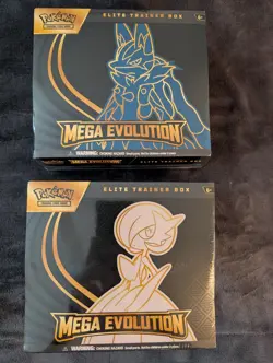 Pokemon TCG Mega Evolution ETB Elite Trainer Box Factory Sealed Set Of 2 - Image 1