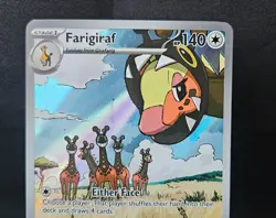 Farigiraf IR 228/193 Illustration Rare Pokemon TCG Paldea Evolved Holo NM - Image 3