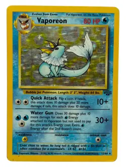 Vaporeon - 12/64 Jungle 1999 WOTC - Holo - Pokemon TCG - Image 1