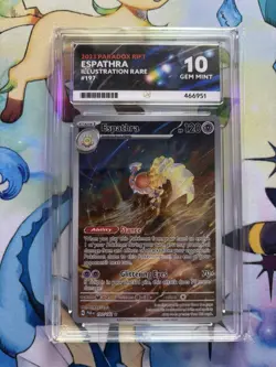 Pokemon TCG Espathra 197/182 Paradox Rift Ace 10 - Image 1