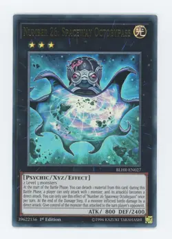 Yugioh Number 26: Spaceway Octobypass BLHR-EN027 Ultra Rare 1st Edition NM - Image 1
