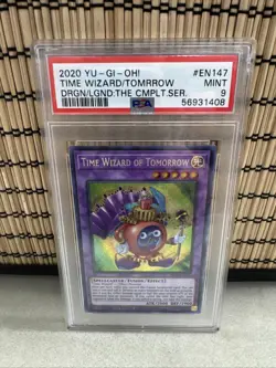 2020 Yu-Gi-Oh! Time Wizard Of Tomorrow DLCS-EN147 PSA 9 Mint - Image 1