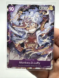 Monkey.D.Luffy P-041 - Starter Deck 18: PURPLE Monkey.D.Luffy Promo Near-Mint - Image 2