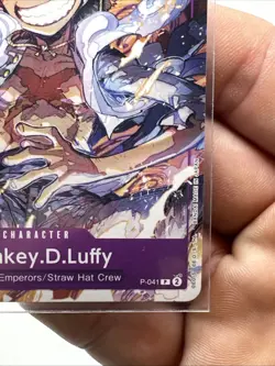 Monkey.D.Luffy P-041 - Starter Deck 18: PURPLE Monkey.D.Luffy Promo Near-Mint - Image 3