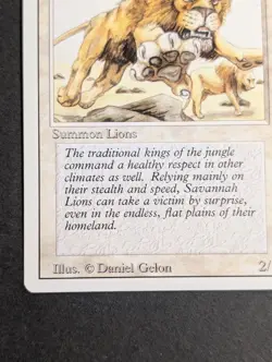 MTG Card - 1x Savannah Lions - Revised Edition (3rd) - LP - Vintage - Magic 1994 - Image 5