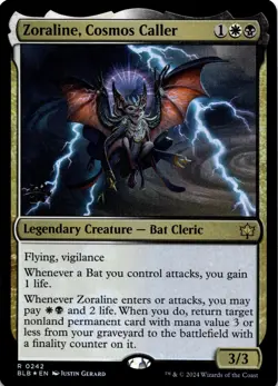 Zoraline, Cosmos Caller Prerelease - Foil - Bloomburrow - 242 NM - Image 2