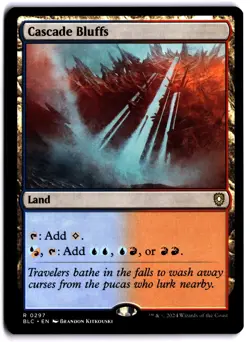 Cascade Bluffs NM BLC Commander: Bloomburrow MTG - Image 1