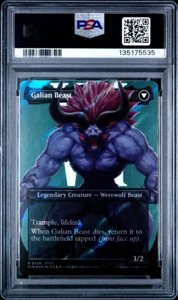 2025 MTG FINAL FANTASY #0528 GALIAN BEAST/VINCENT VALENTINE PSA 10 - Image 2