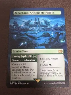 MTG Zanarkand, Ancient Metropolis (Borderless)English Final Fantasy FIN NM R0314 - Image 1