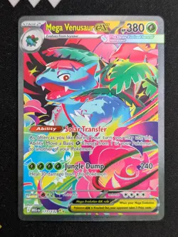 Mega Venusaur ex - 177/132 ME01: Mega Evolution Pokemon NM Holo - Image 1