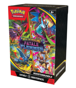 Pokemon Boosterbundle Mega-Entwicklung Fatale Flammen DE – 6 Boosterpacks SEALED - Image 4
