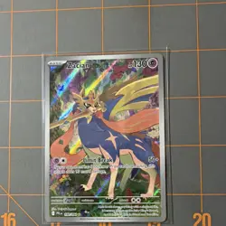 Pokemon Zacian 100/094 Holo Illustration Rare Phantasmal Flames - Image 1