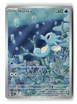 Horsea 067/064 Illustration Rare Shrouded Fable Pokemon Near Mint - Image 1