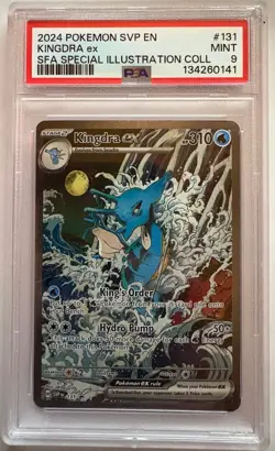 Pokemon Kingdra ex SVP 131 PSA 9 Mint Shrouded Fable - Image 1