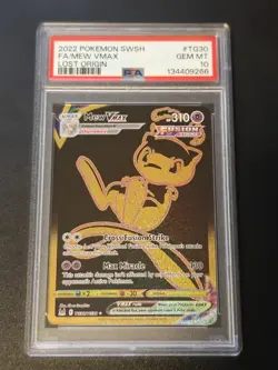 PSA 10 Mew VMax TG30 - Pokemon Lost Origin Trainer Gallery - Pokemon TCG - Image 1