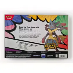 Pokemon TCG: ME- Ascended Heroes Premium Poster Collection: Lucario- SEALED! - Image 2