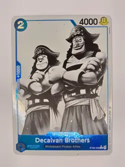 Decalvan Brothers Alt Art ST22-008 - Starter Deck ST22 Ace & Newgate - One Piece - Image 1