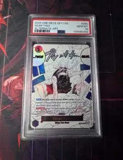 Gear Two (Alternate Art) OP11-080 A Fist of Divine Speed Foil - Image 1