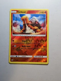 Torkoal 23/149 Reverse Holo | Sun & Moon: Base Set | Pokemon Card - NM - Image 1