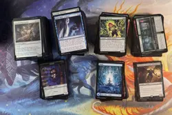 Magic The Gathering Bulk Lot ~400 Card Duskmourn Cards C/U/R/ Lands, Etc - Image 1