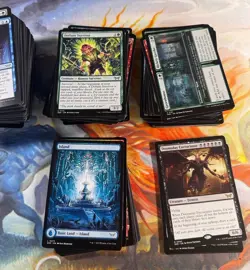 Magic The Gathering Bulk Lot ~400 Card Duskmourn Cards C/U/R/ Lands, Etc - Image 3