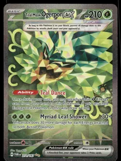 Pokemon Cards Teal Mask Ogerpon ex 211/167 Twilight Masquerade NM - Image 1
