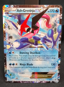 Ash-Greninja EX XY133 Pokemon Black Star Promo Holo NM - Image 1