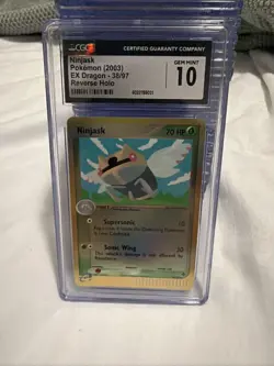 Ninjask Pokemon 2003 Ex Dragon 38/97 Reverse Holo - Image 1