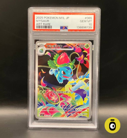 POKEMON - IVYSAUR ILLUSTRATION RARE 65/63 - MEGA Brave - JAP - GEM MINT - PSA 10 - Image 1