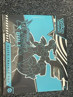 Pokemon TCG Scarlet and Violet Black Bolt Elite Trainer Box- Sealed - Image 1