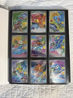 Pokemon First Partner Illustration 30th Collection Complete Promo Set 9 Cards - Image 1