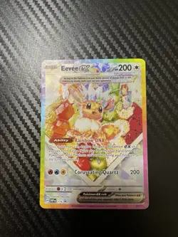 Pokemon Eevee EX 174 Prismatic Evolutions Promo NM - Image 1