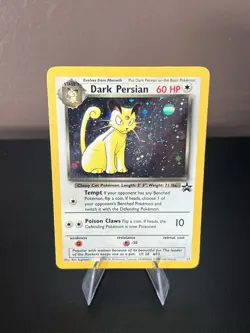 Pokemon Dark Persian #17 Holo Black Star Promo WotC 2000 MP - Image 3
