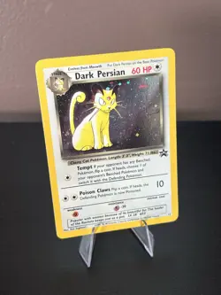 Pokemon Dark Persian #17 Holo Black Star Promo WotC 2000 MP - Image 4