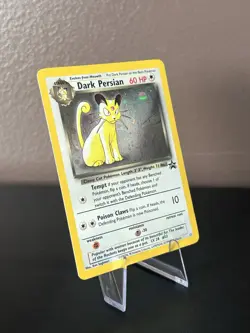 Pokemon Dark Persian #17 Holo Black Star Promo WotC 2000 MP - Image 5