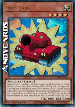 TOY TANK • (Carrarmato Giocattolo) • Ultra R • BLTR EN022 • 1Ed • Yugioh! - Image 1
