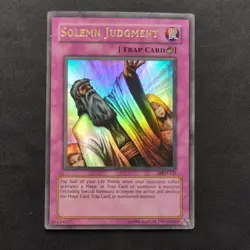 Yu-Gi-Oh! TCG Solemn Judgment Ultra Rare Metal Raiders Unlimited MRD-127 Holo - Image 1