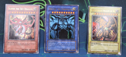 Yu-Gi-Oh GBI Ultra Rare Egyptian God Cards 2003 Slifer Obelisk Ra Set NM/LP - Image 1