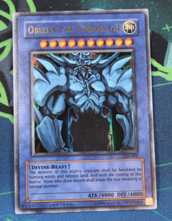 Yu-Gi-Oh GBI Ultra Rare Egyptian God Cards 2003 Slifer Obelisk Ra Set NM/LP - Image 4
