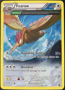 Fearow XY57 XY Cosmos Holo Black Star Promo - Pokemon Card - Image 1